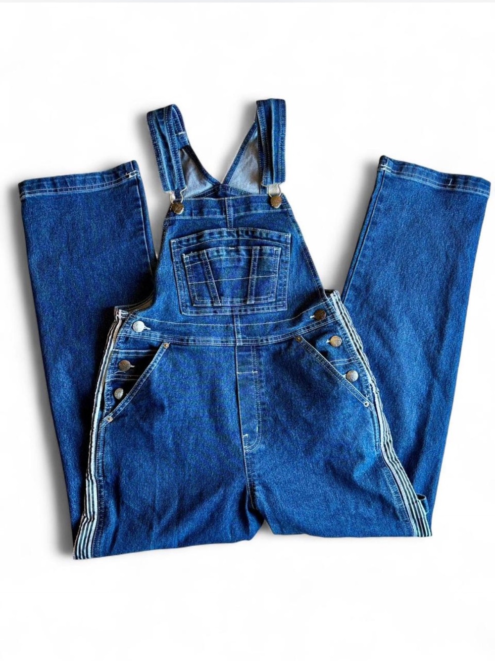 Hybrid & Company Indigo Denim Overalls